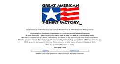 Desktop Screenshot of greatamericantshirtfactory.com